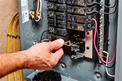 can you show me how install breaker electrical box|installing a circuit breaker panel.